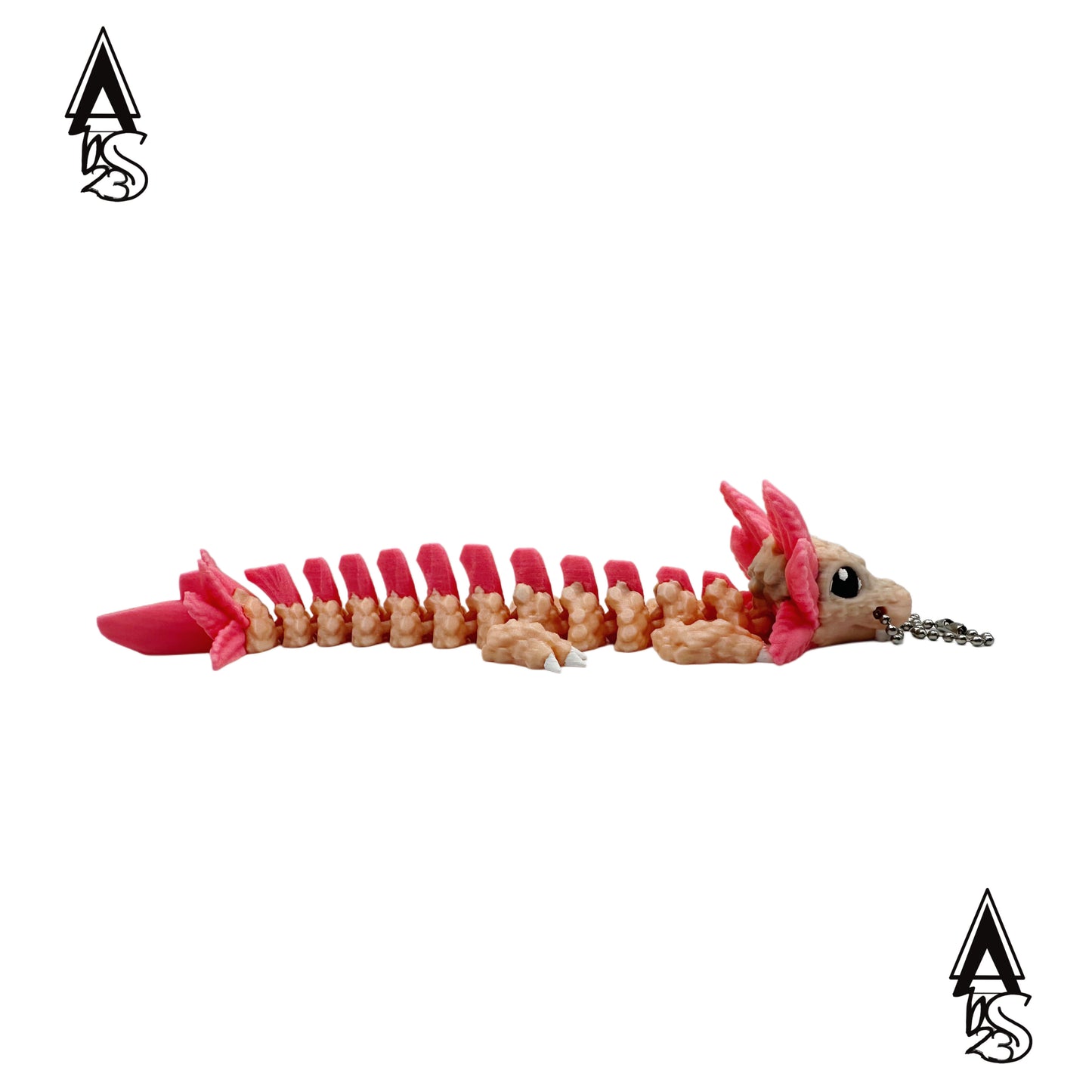 Flexi- Schlüsselanhänger Axolotl