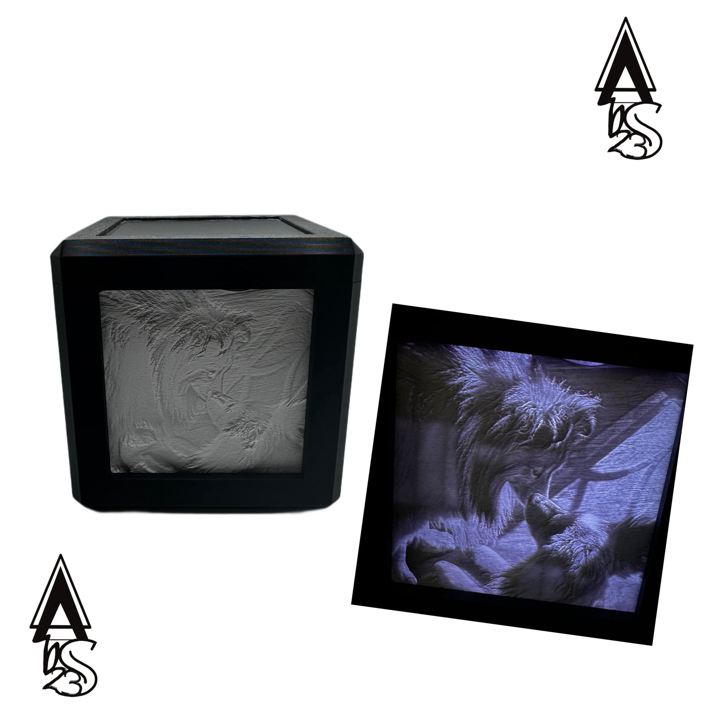 Litophane Fotobox (personalisierbar)