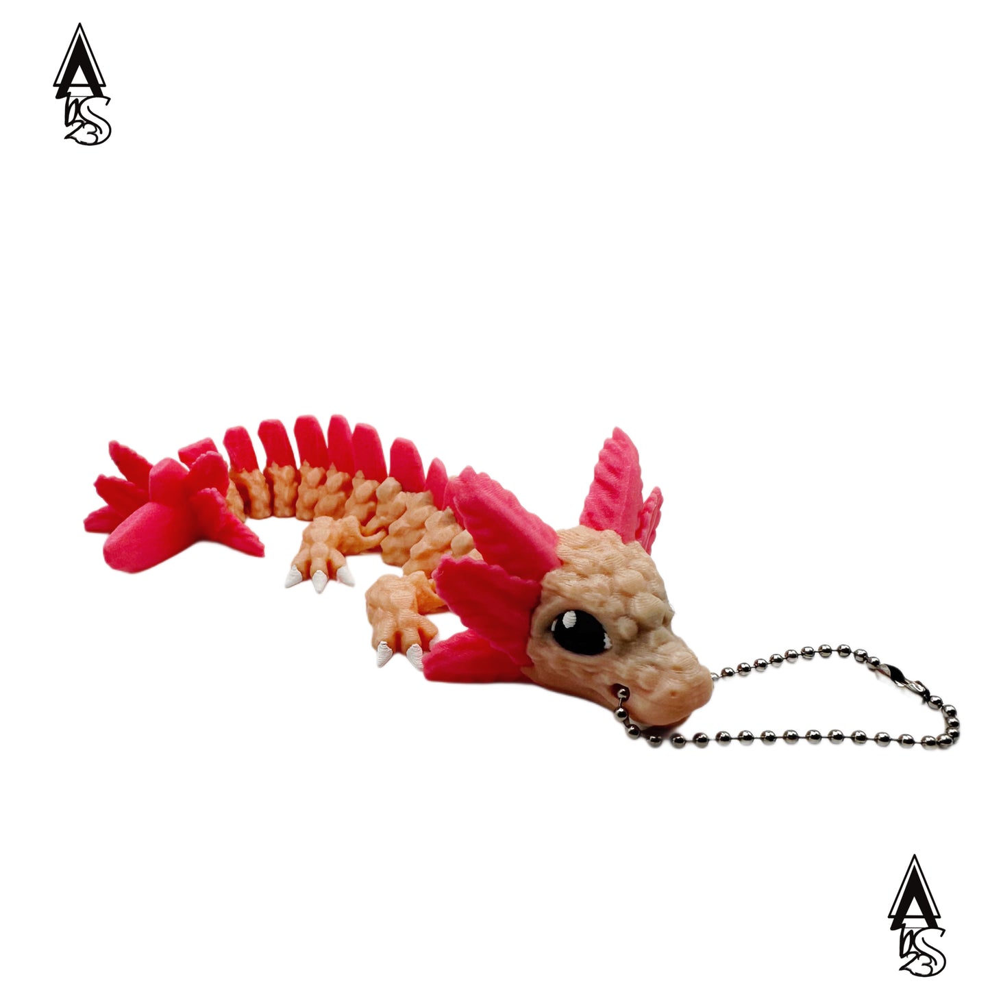 Flexi- Schlüsselanhänger Axolotl