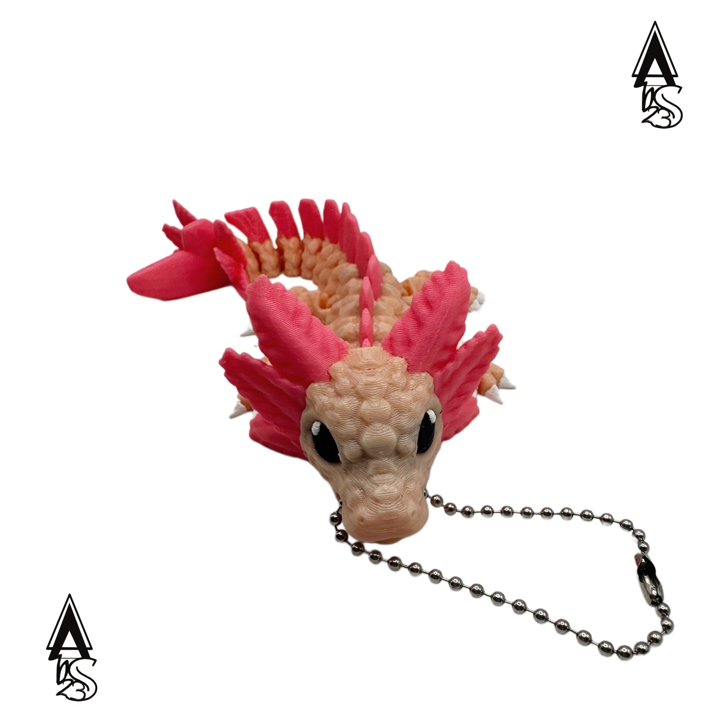 Flexi- Schlüsselanhänger Axolotl