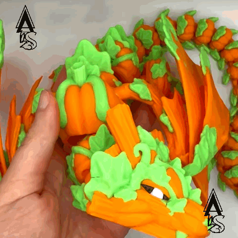 Kürbis Drache