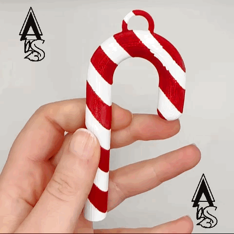 Weihnachtsbaumschmuck: Zuckerstange