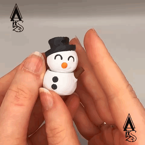 Schneemann Schlüsselanhänger